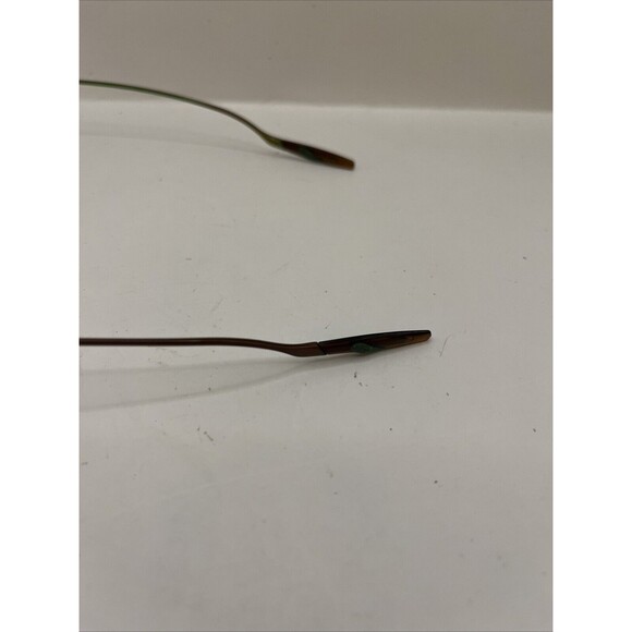 Calvin Klein Eyeglasses 5101 220 Half Rim Green/Brown Frames Only 50-19-140 - Picture 4 of 7